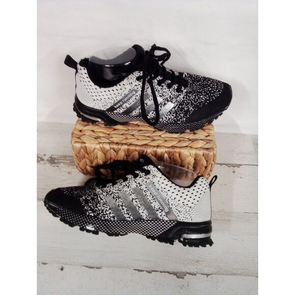 Big Kids/Men's Black/Silver  Athletic Running Shoes Size 6 - Picture 7 of 16